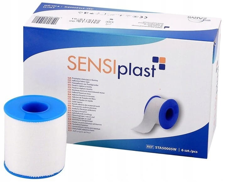 Przylepce mocujące z tkaniny SENSIplast – hipoalergiczne, na rolce