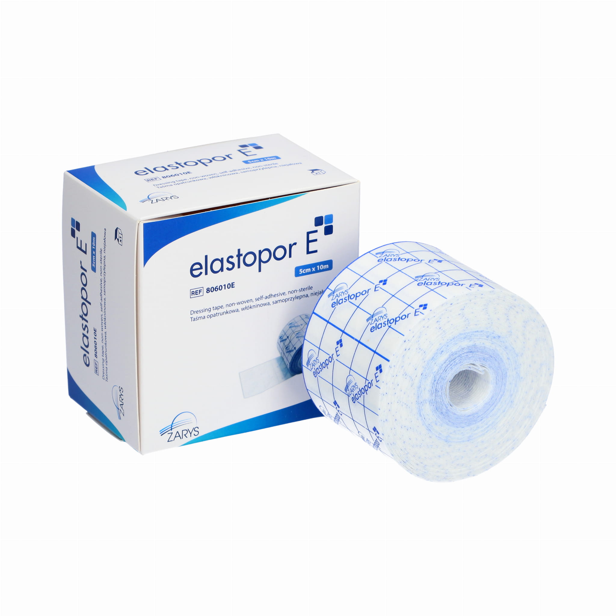 Przylepiec włókninowy elastopor  E– hipoalergiczny, samoprzylepny, na rolce